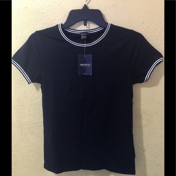 Forever 21 Tops - Forever21 Navy blue blouse NWT